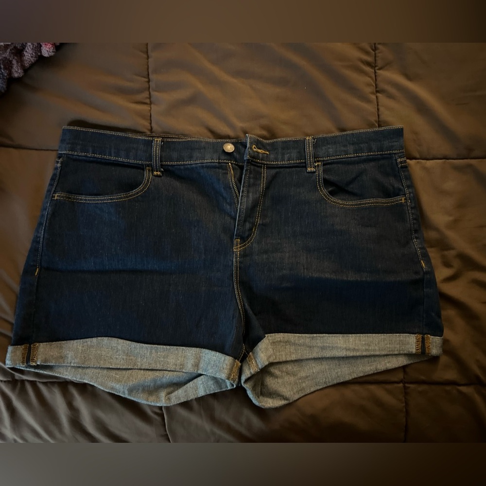 Old Navy Blue Jean Shorts with Rolled Cuffs